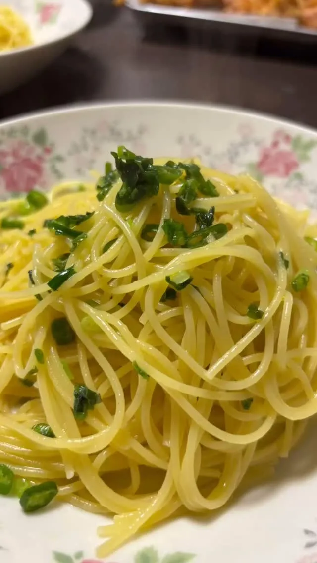 久しぶりに唐辛子のペペロンチーノ作ったのだ。