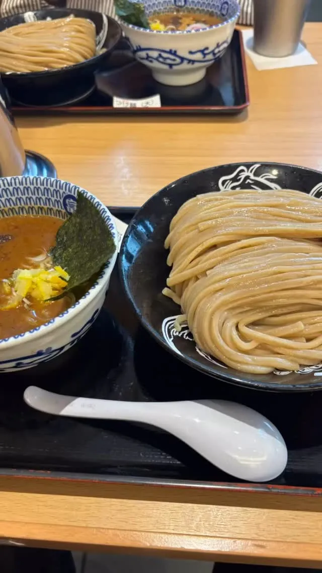 富田食堂さんのつけ麺、久しぶりにおいしくいただきました！
