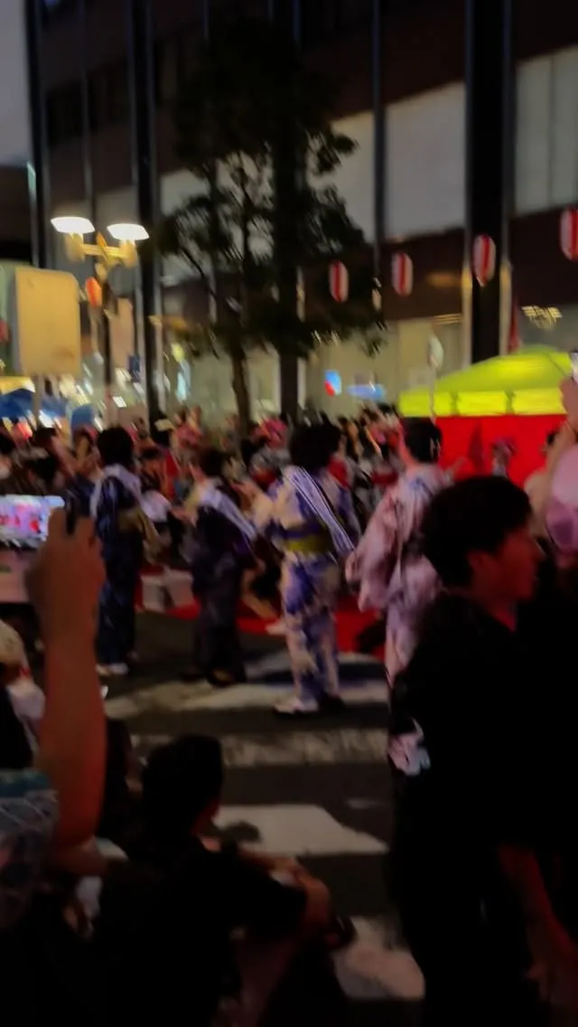 親子3代祭り来てます。