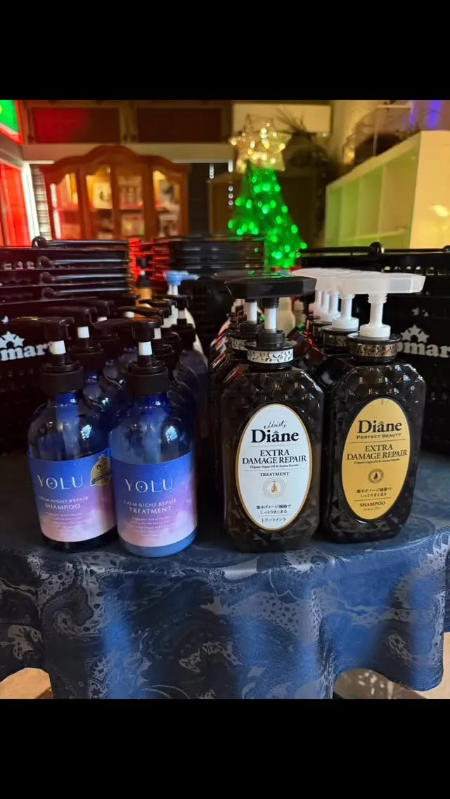 レンタルシャンプーに新たにYOLUと欠品してたダイアン追加し...