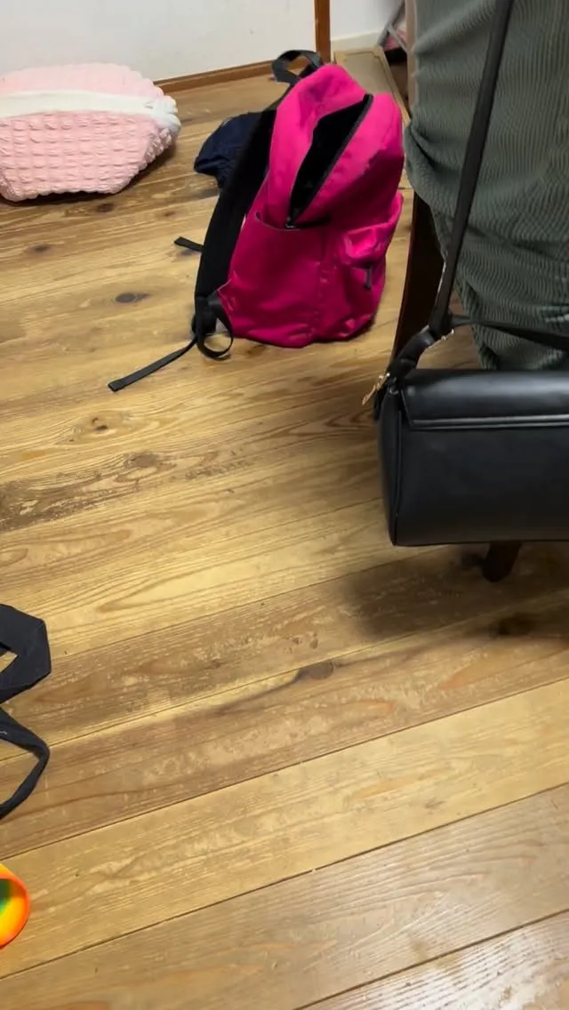 出勤前に一遊び。