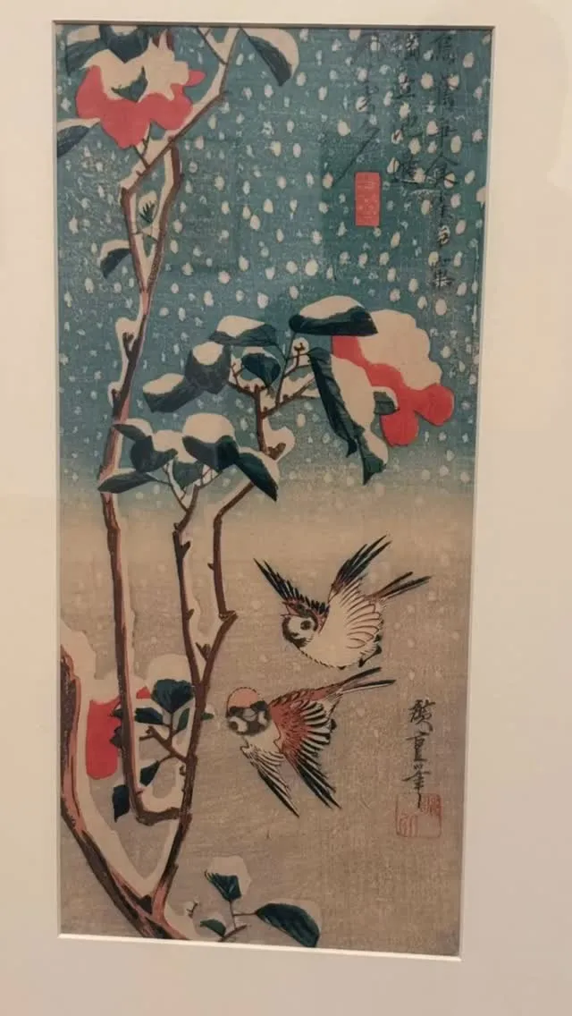 千葉市美術館のロックフェラー・コレクション花鳥版画展に行って...